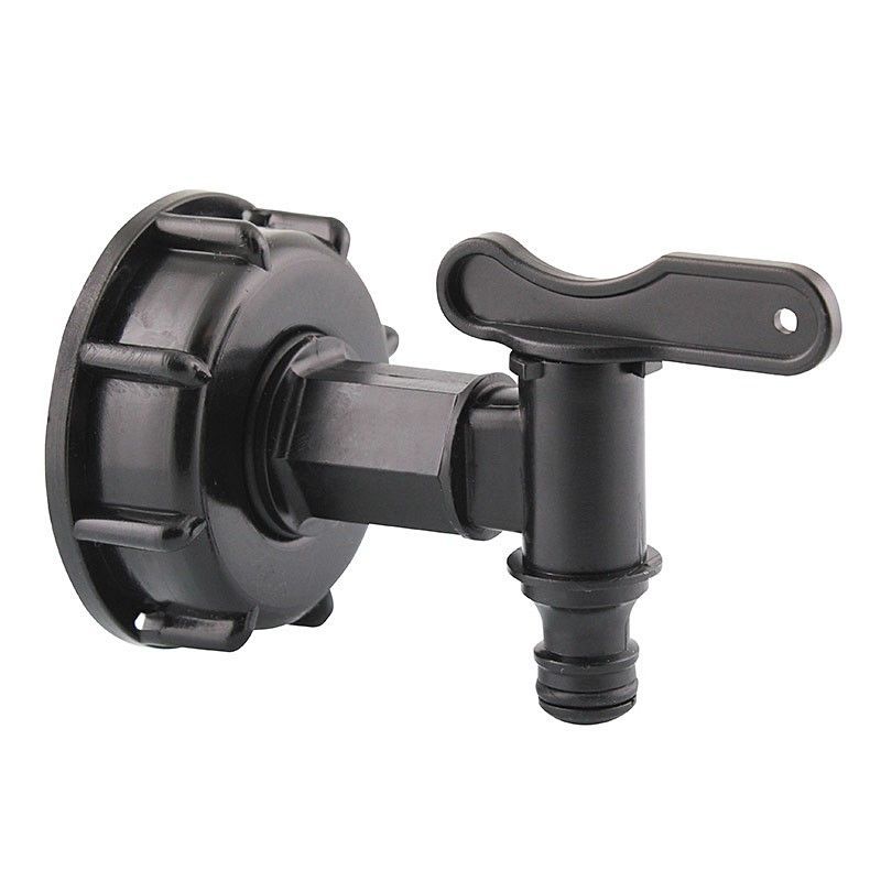 Robinet pour cuve IBC avec sortie raccord rapide