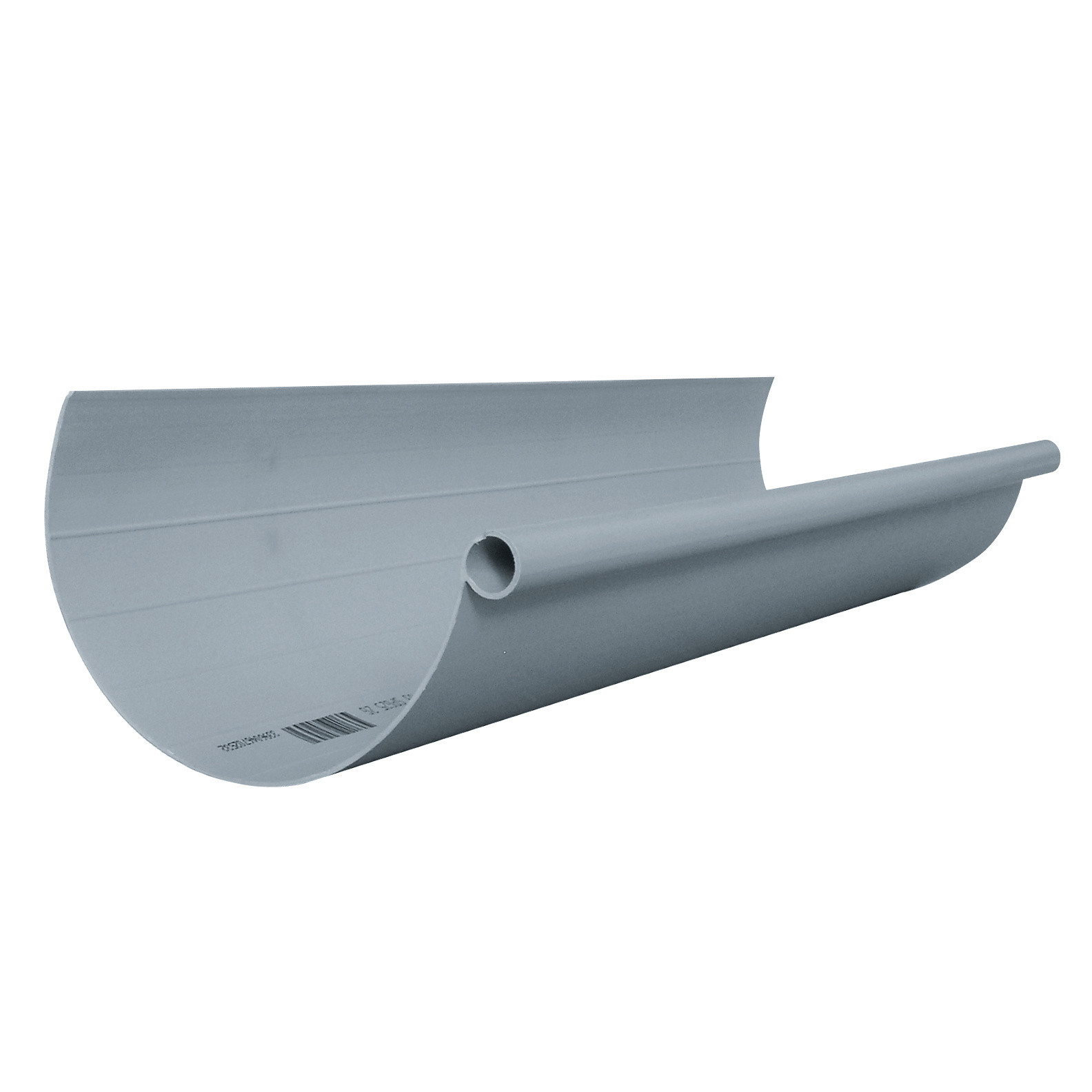 Gouttière PVC Développement 25cm gris 4m - FITT