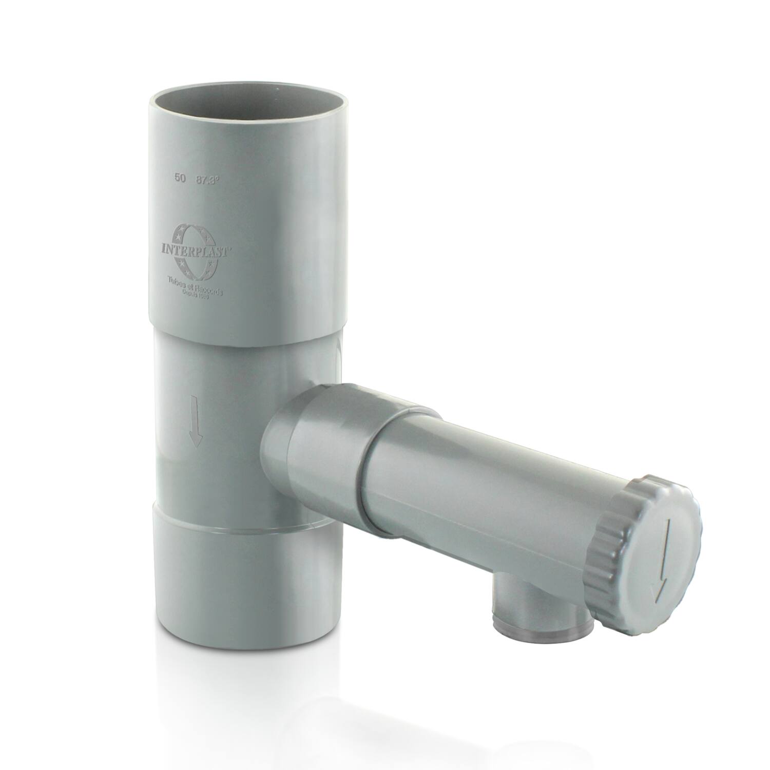 Collecteur eau de pluie gris Ø50mm - FITT