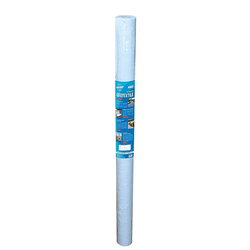 Géotextile thermocalandré 110g/m² 1mx10m