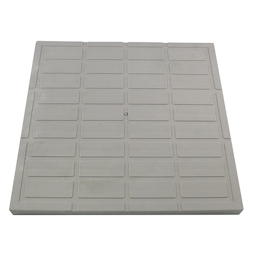 Tampon léger pour regard 400 x 400 mm gris - INTERPLAST