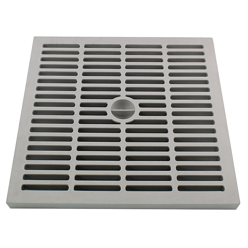 Grille légère polypropylène 400x400 gris