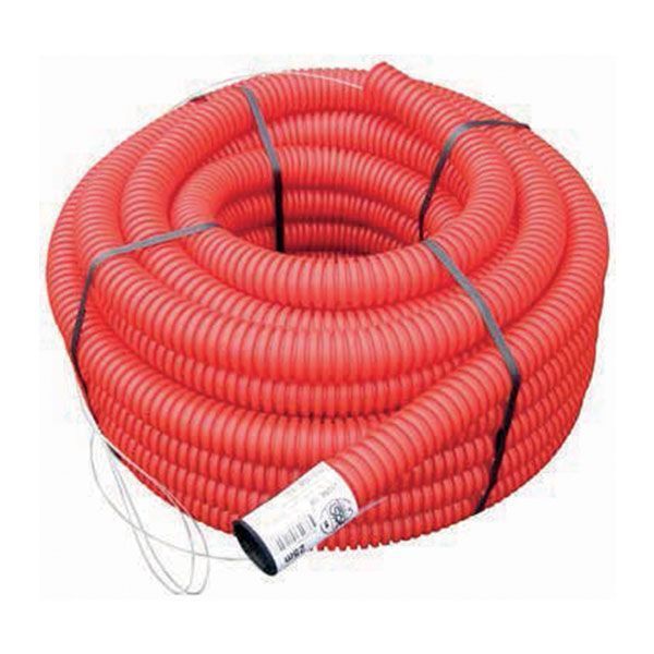 Gaine TPC rouge Ø63 25m