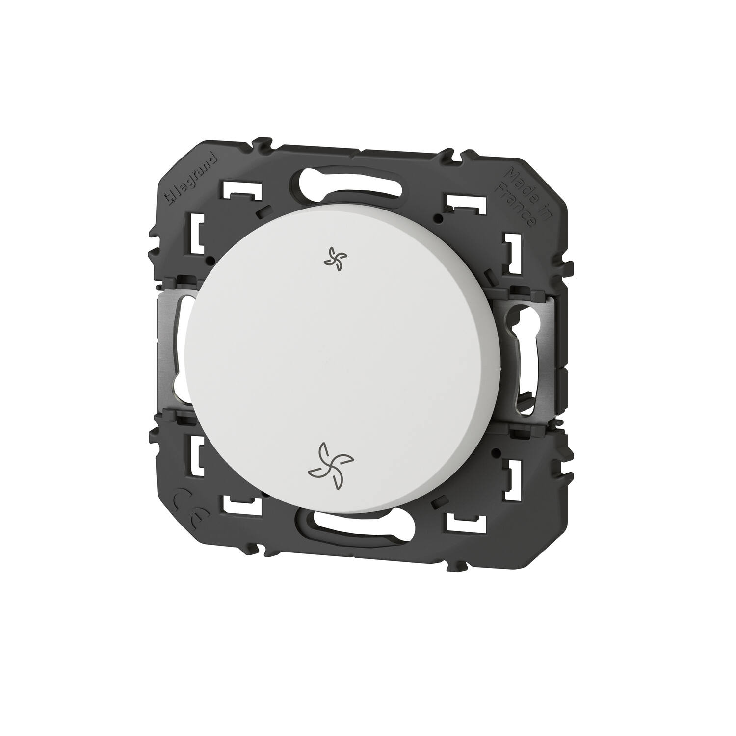 Interrupteur commande VMC Dooxie blanc - LEGRAND