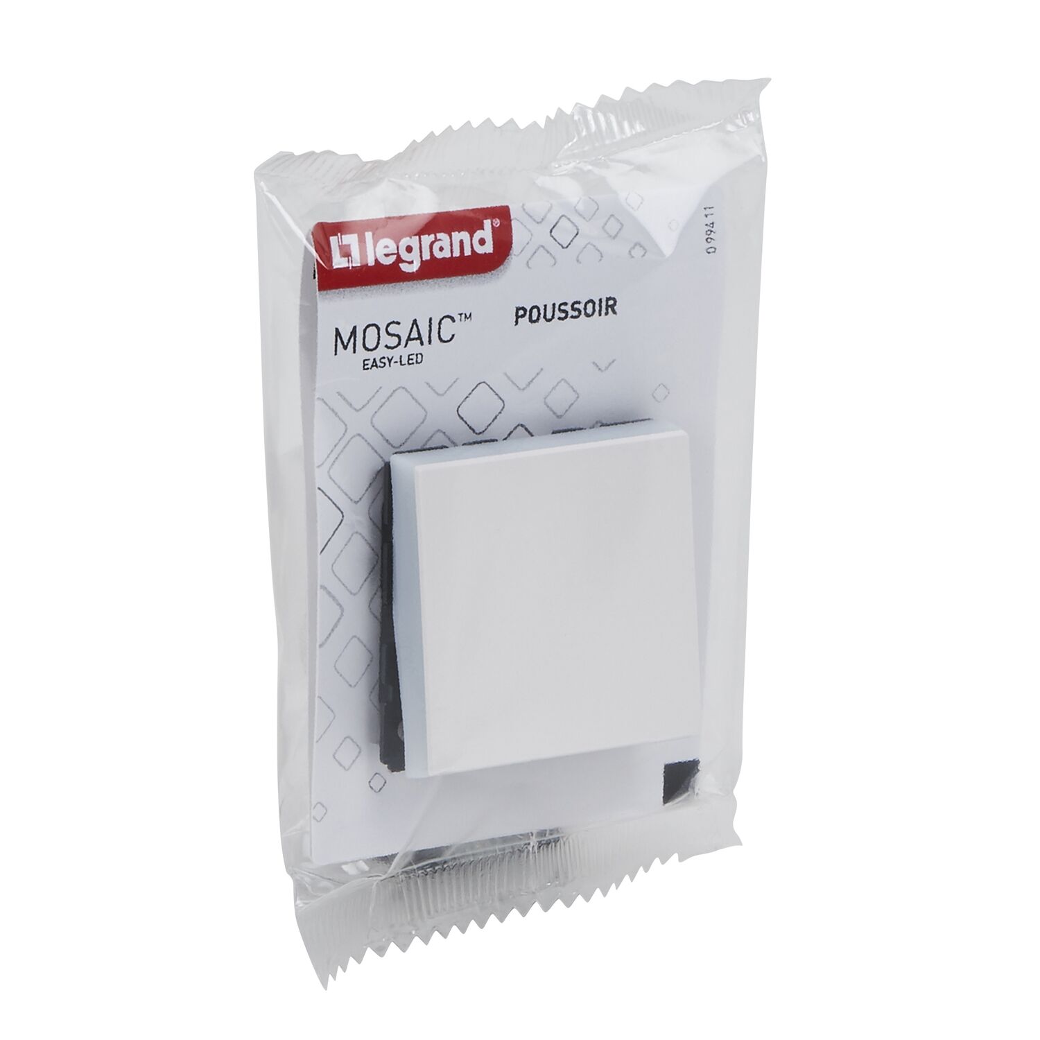 Poussoir Simple Mosaic Composable 2 Modules Blanc