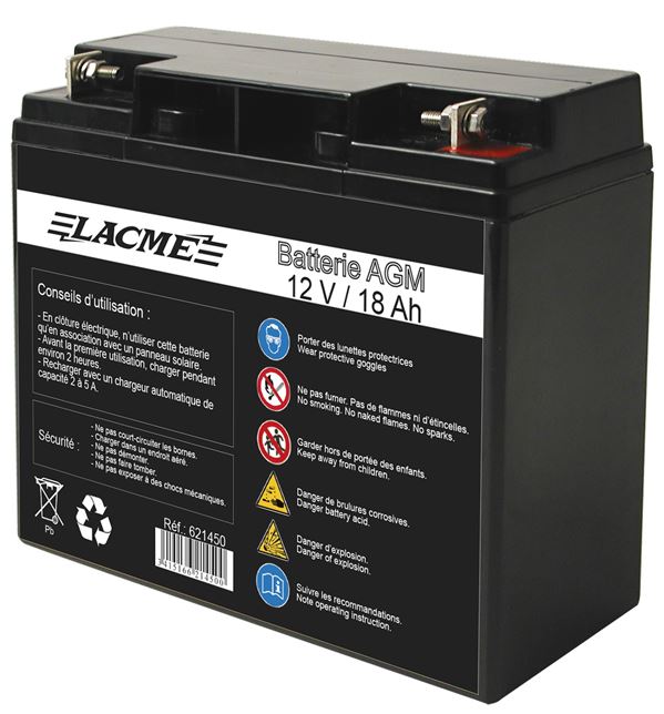 Accu agm 12v/18ah