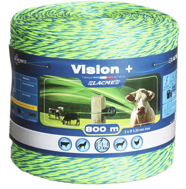 Fil clôture Vision+ 800m bobine