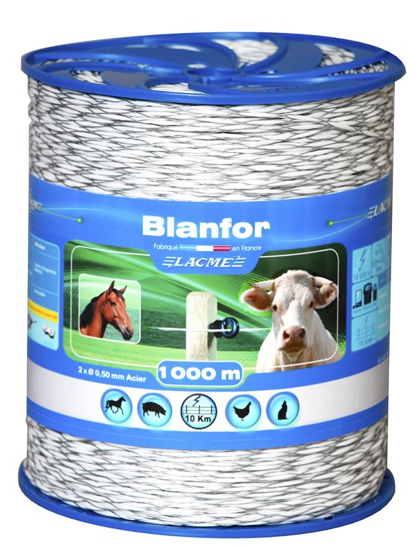 Fil clôture Blanfor 1000m bobine
