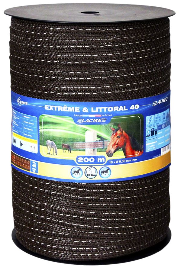 Fil clôture Rub rfm40 extrem&littoral 200m