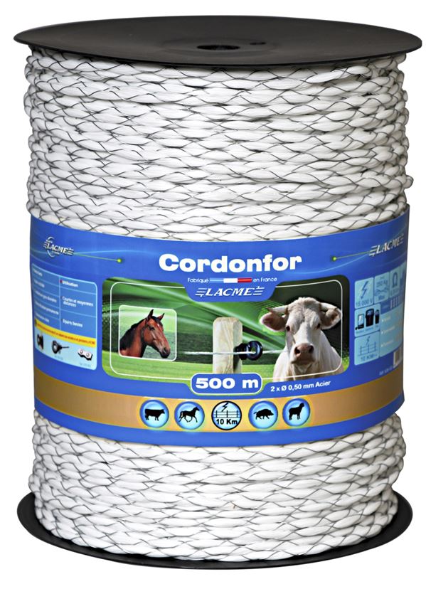 Fil clôture Cordonfor 500m bobine
