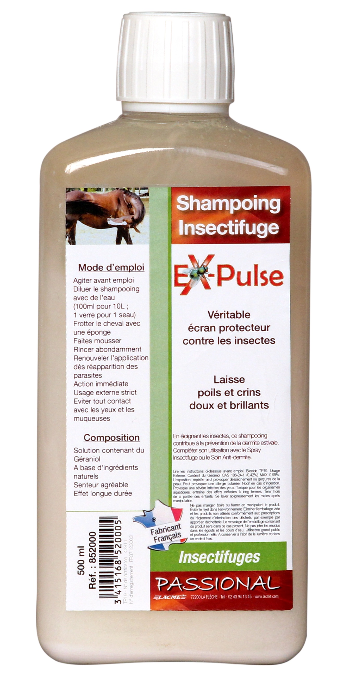 Shampoing insectifuge 500ml