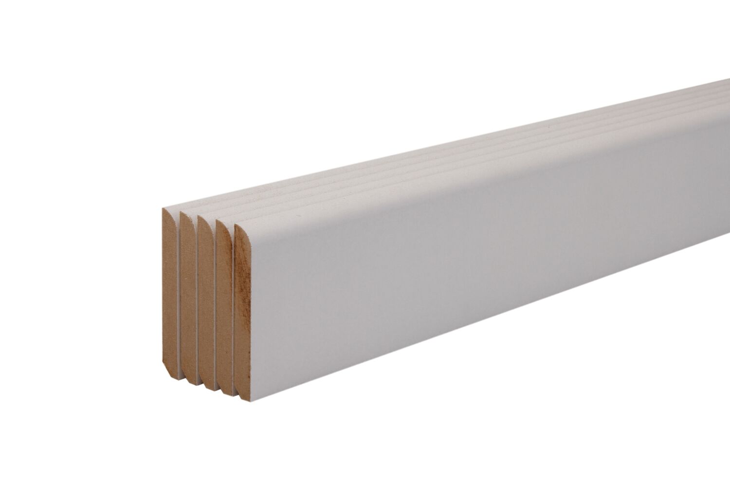 Lots de 5 plinthes Dim. 9 x 70 mm  Longueur 2m