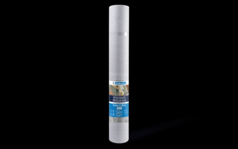 Ecran sous toiture et pare pluie SOP'ÉCRAN+ HPV R2 30x1m - SOPREMA®
