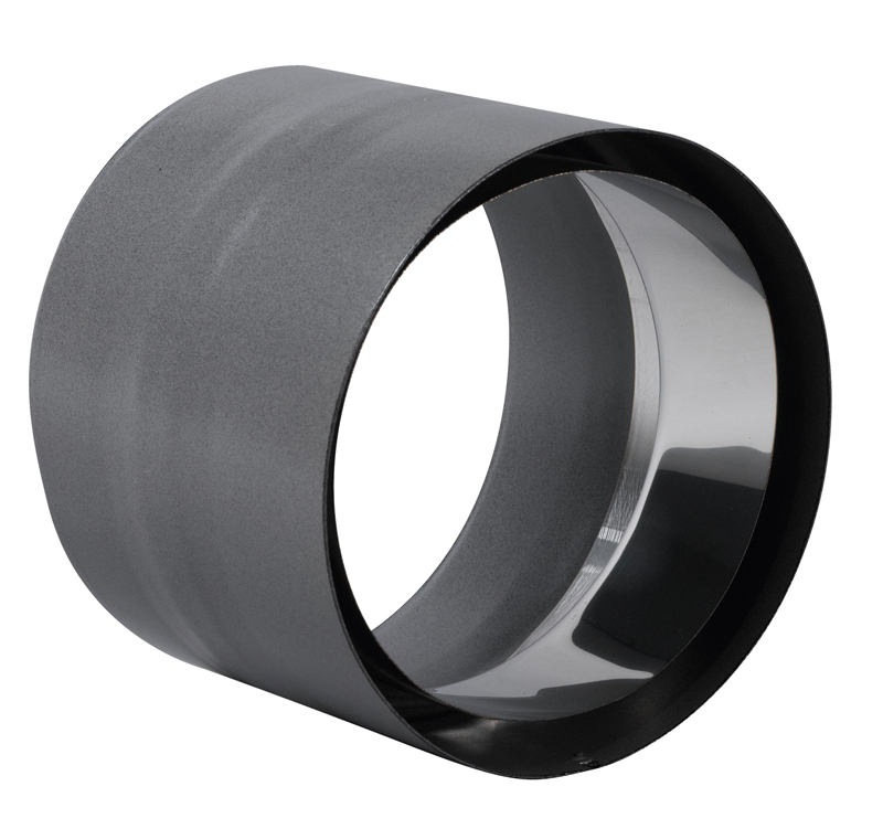Tuyau anti-bistre émail noir mat ∅125mm - TEN