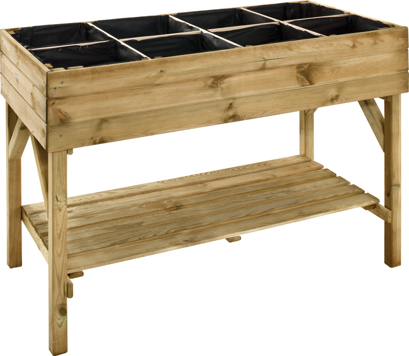 Carré Potager Surélevé Gariguette 120x60xH.87cm- CERLAND