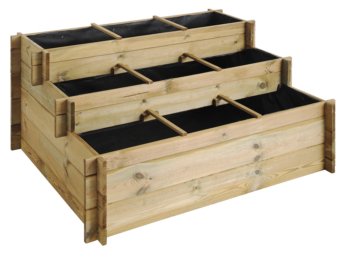Carré Potager Up 3 Étages 120x100xH,54cm - CERLAND