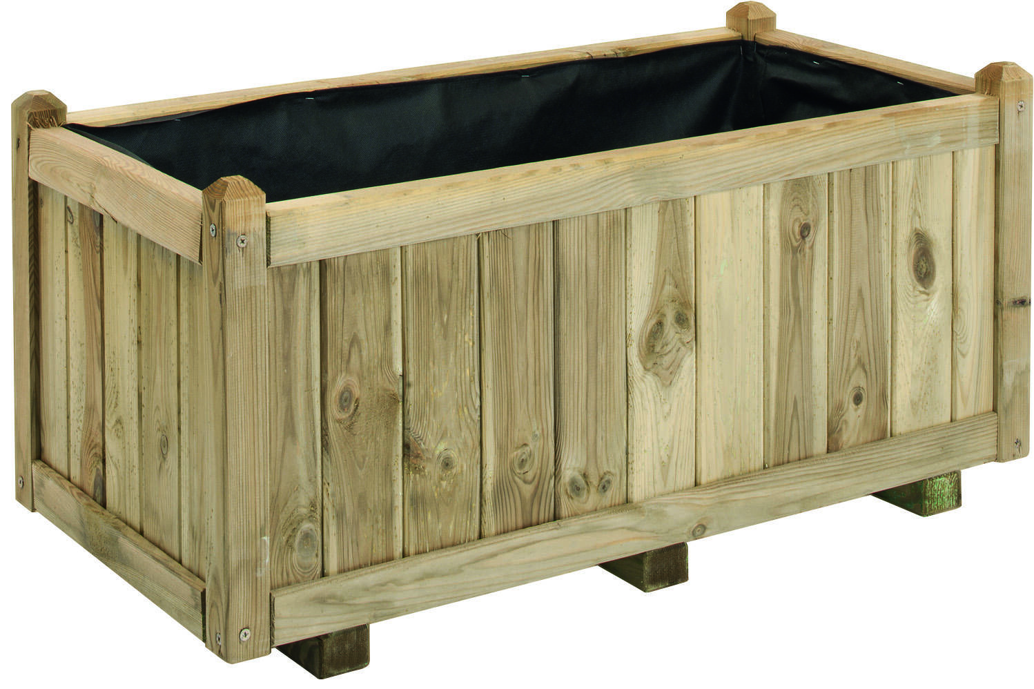 Bac à fleurs bois VENDOME 92x46xH.43cm - CERLAND