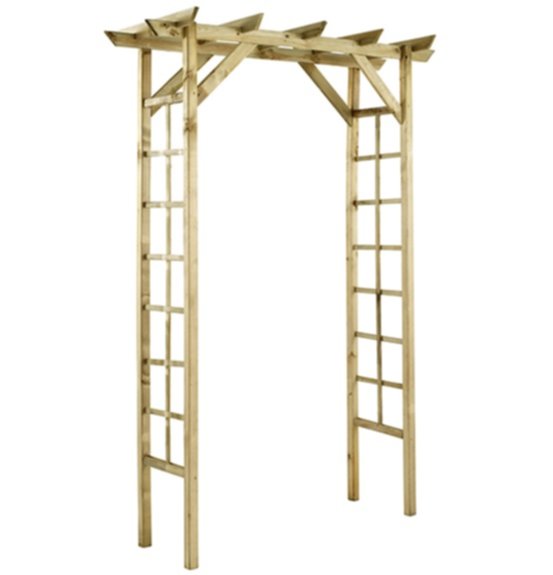 Pergola Passiflore Bois 140x60xH.214.5cm - CERLAND