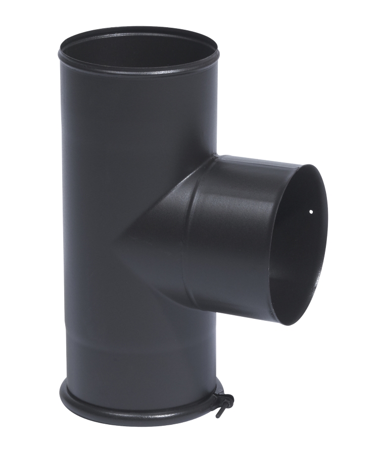 Té 90° email noir mat Ø139mm - TEN