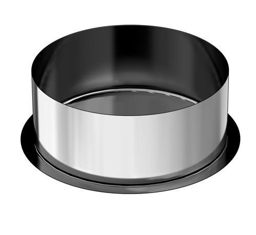 Tampon de raccordement tuyau fumée inox Ø153mm - TEN