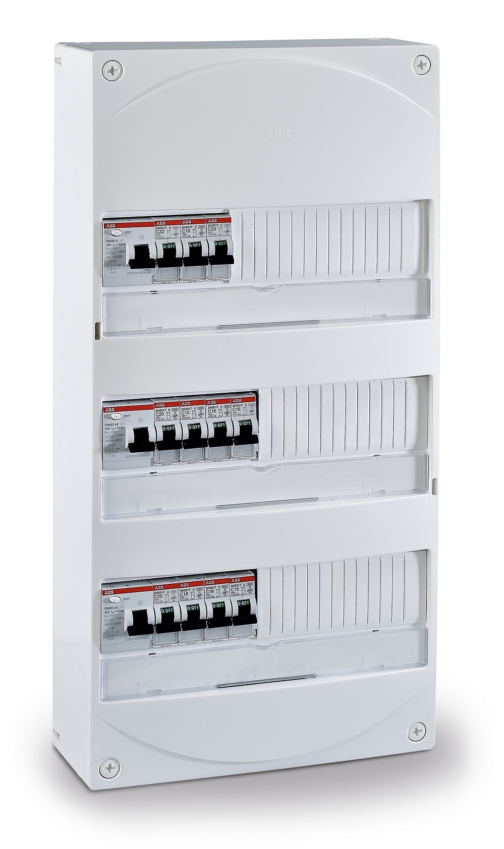 Tableau électrique équipé et récablé 39 modules - ABB
