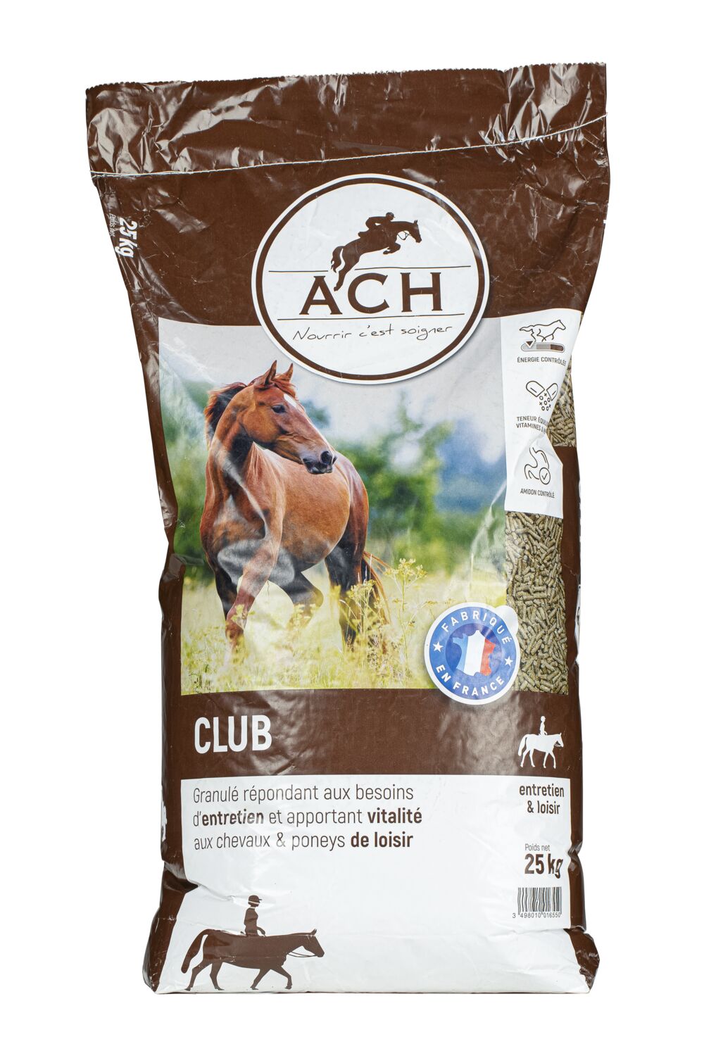 Aliment cheval granulé club 25 kg - ACH