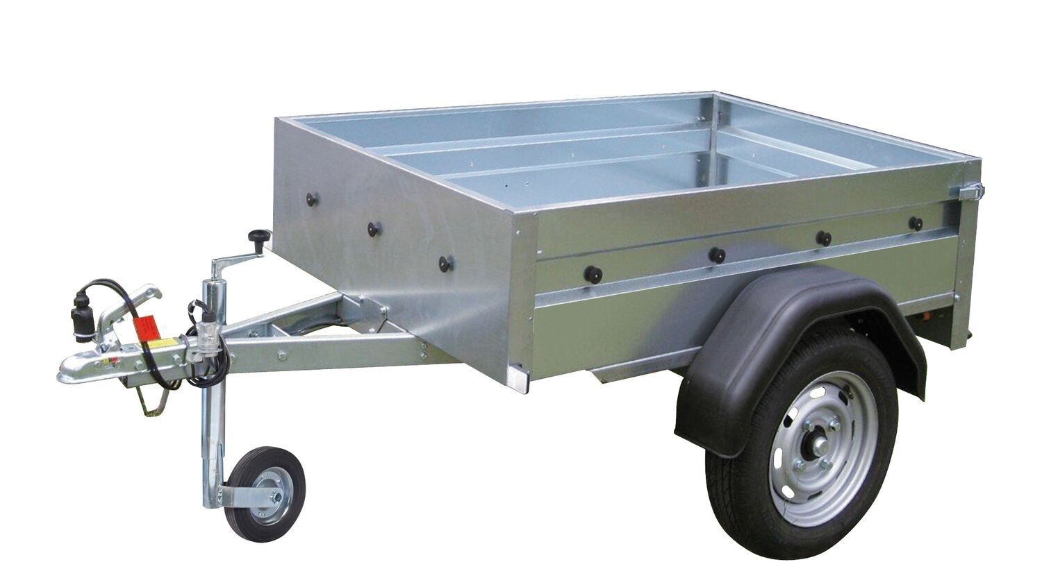 Remorque Club 150 acier gris 144x99x35cm - TRIGANO REMORQUES