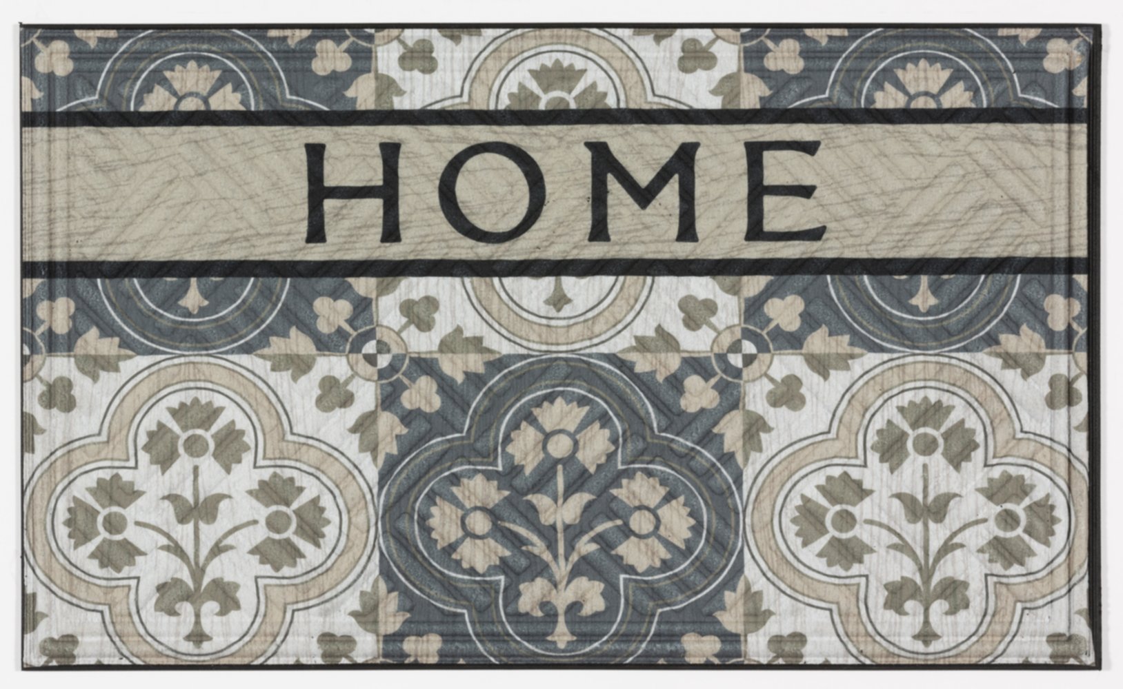 Paillasson brossant Halifax 75x45cm ciment- CORYL