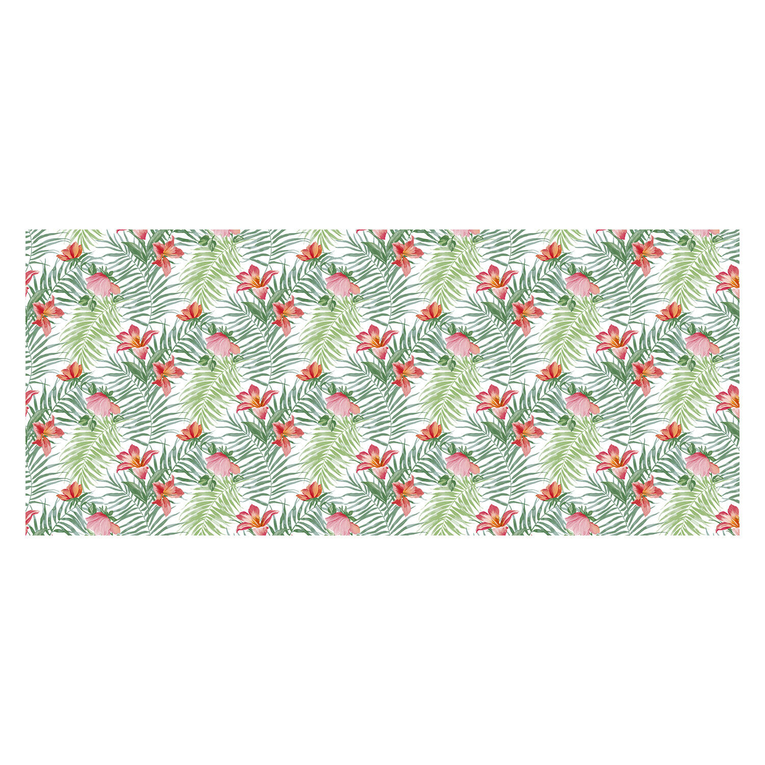 Adhésif Art Déco Tropical Vert 45x200cm