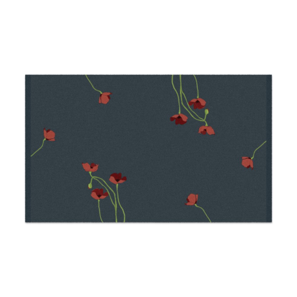 Tapis d'entrée Emotion Coquelicot 75x45cm