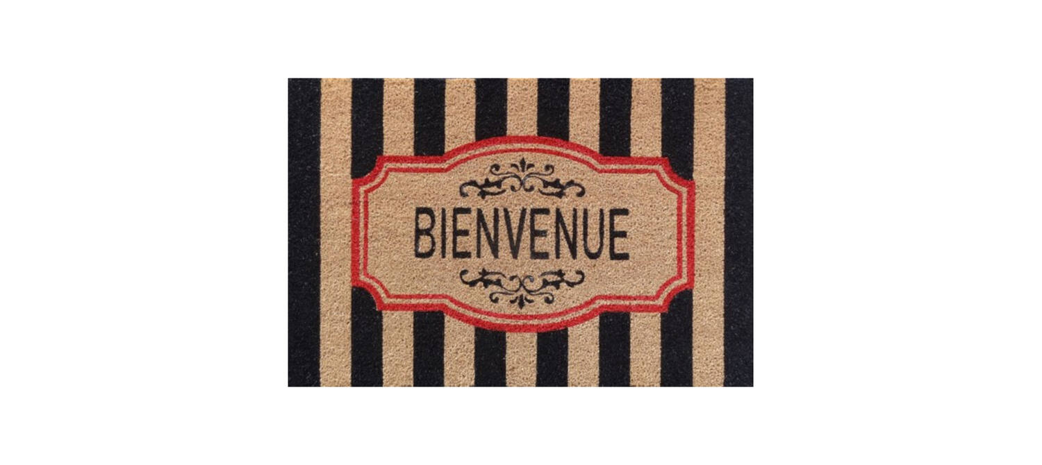 Tapis coco Abrite Chic Authentique 90x60cm - CORYL