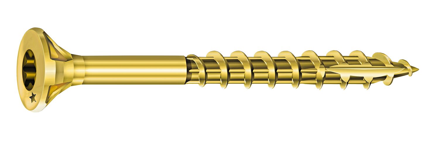 Vis Rocket x200 tête fraisée étoile bichromaté 5 x 60 mm - ROCKET