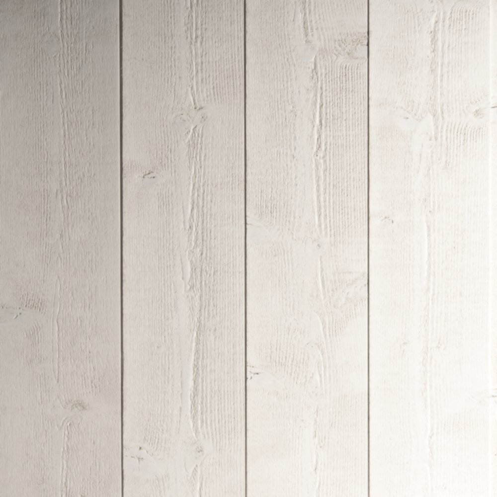 Lambris Sapin Brut de Sciage Blanc Elégie Carrée 12x135x2050mm - CARIB