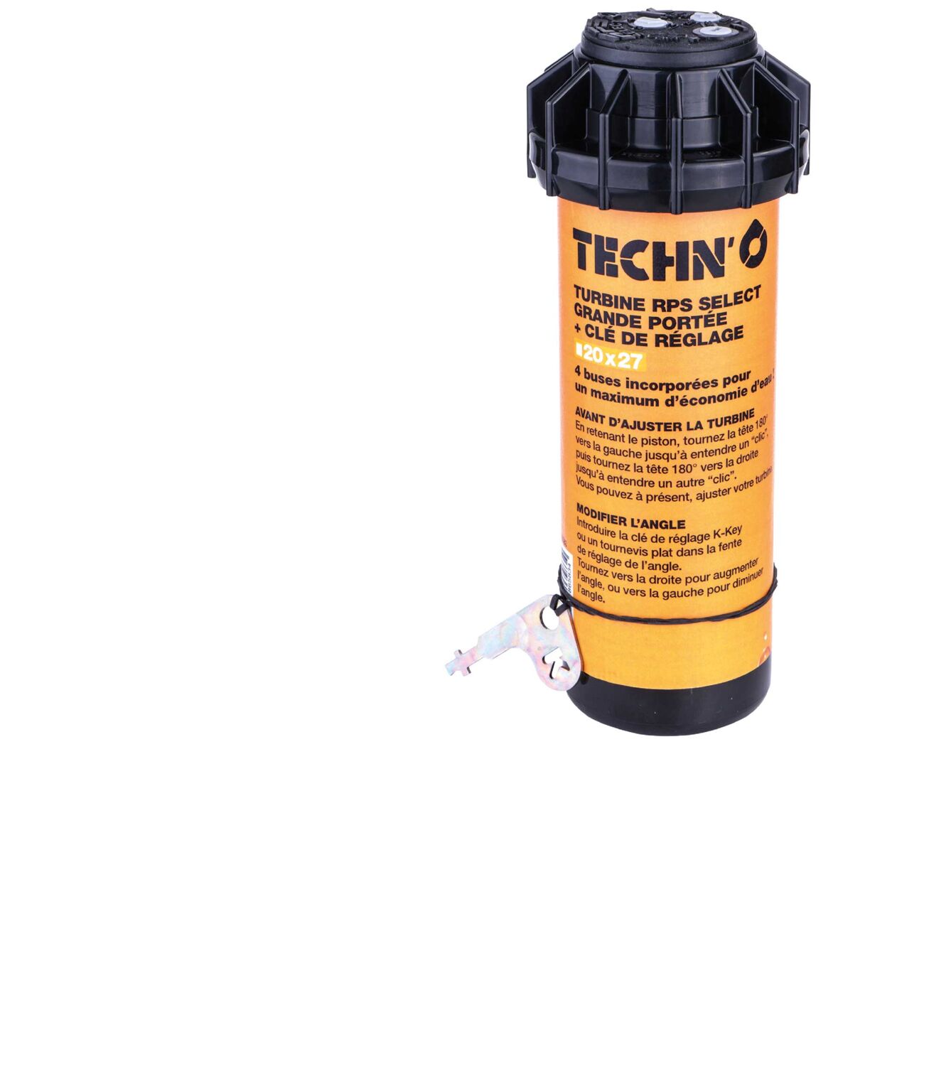 Turbine grande portée F20x27 noir 14M - TECHN'O