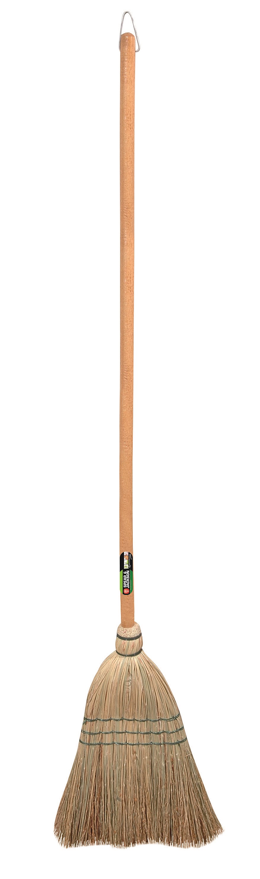 Balai paille de riz 3 fils emmanché - SPEAR&JACKSON