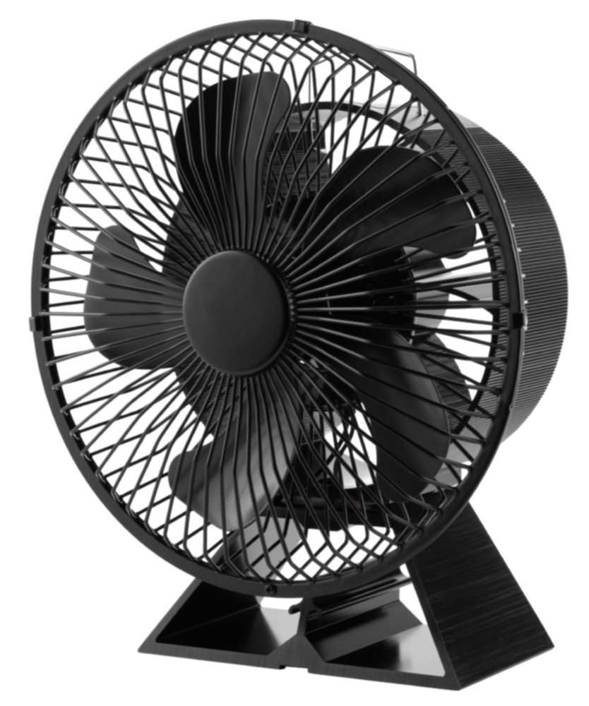 Ventilateur pour poêle Alize aluminium anodisé 19x12x22,4cm noir – FIRE