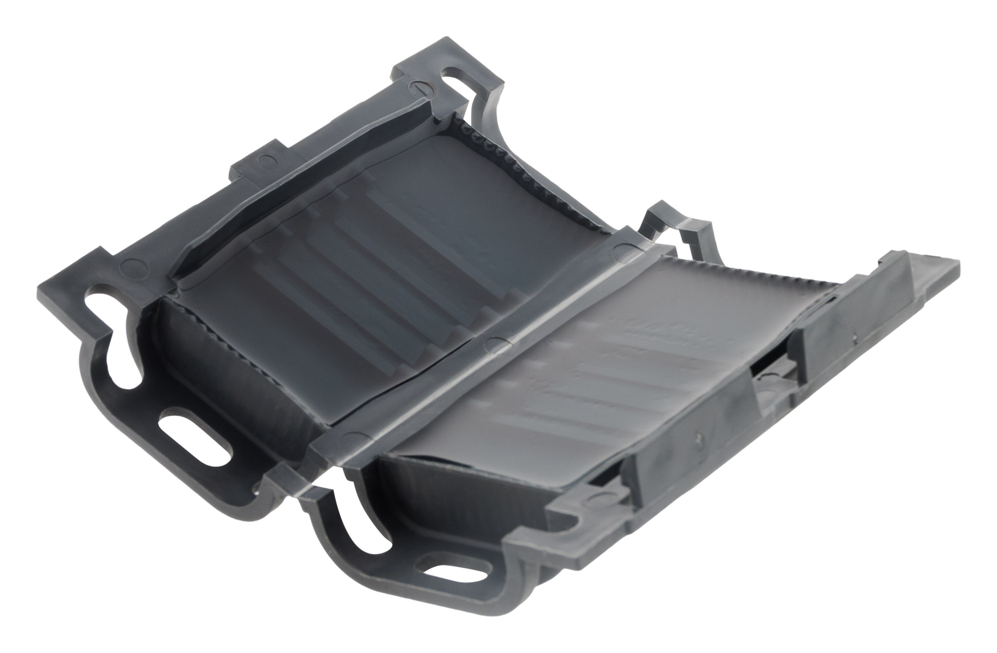 Boite raccordement gel + connectique 86x 47x 27mm