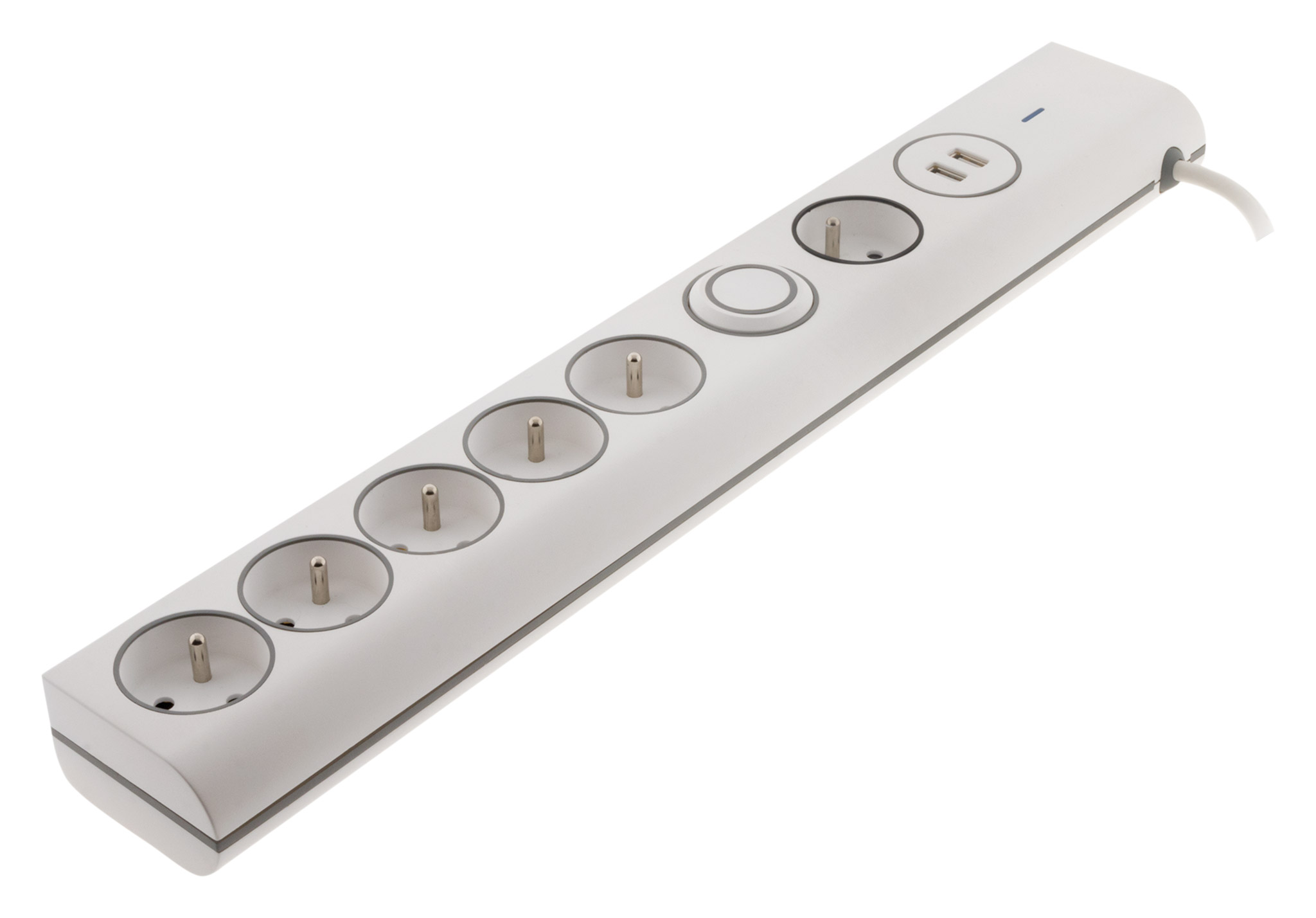 Multiprise parafoudre 6 prises 16a + 2 USB - THOMSON