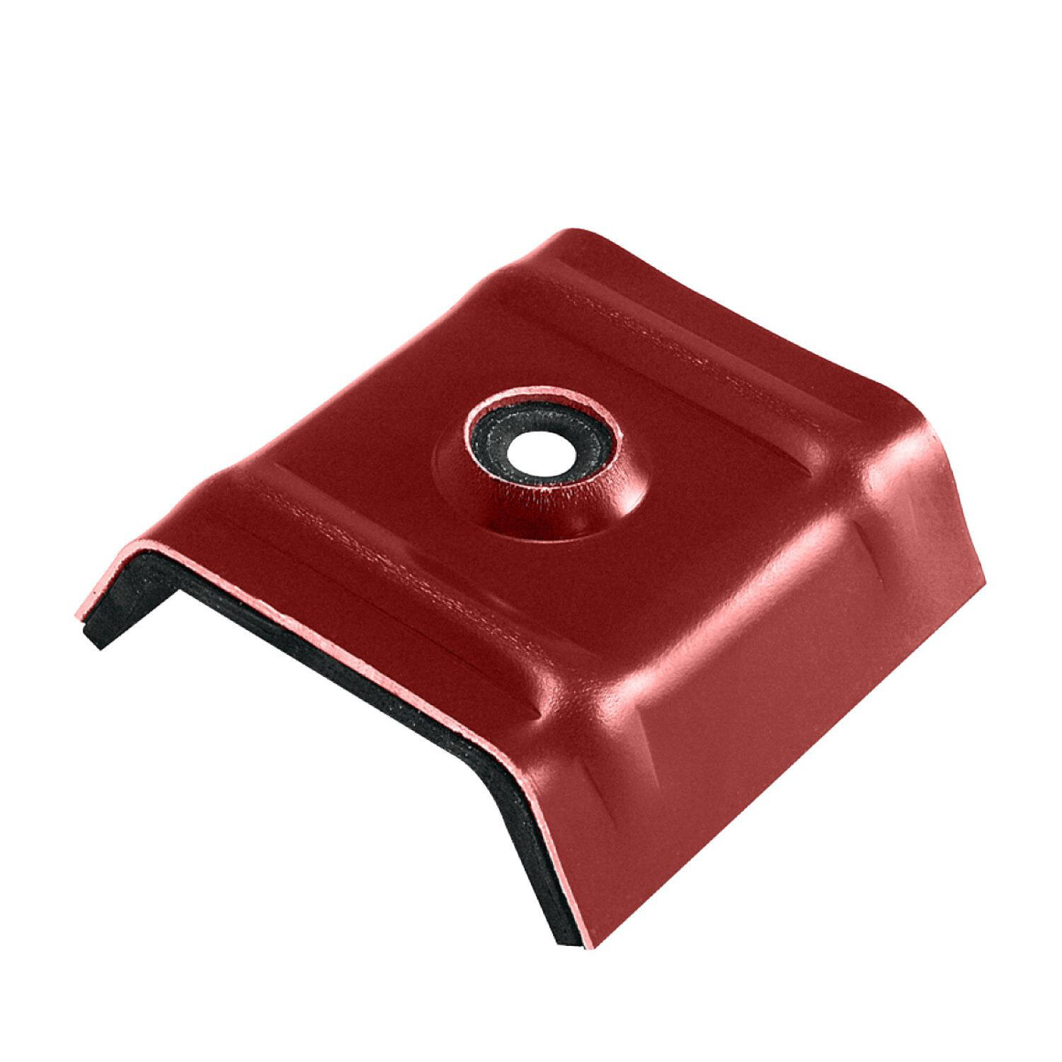 Cavaliers plaque rouge x100 RAL 8012 - BACACIER