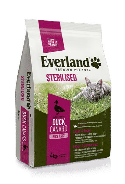 Croquette Chat adulte Sterilised 4kg - EVERLAND