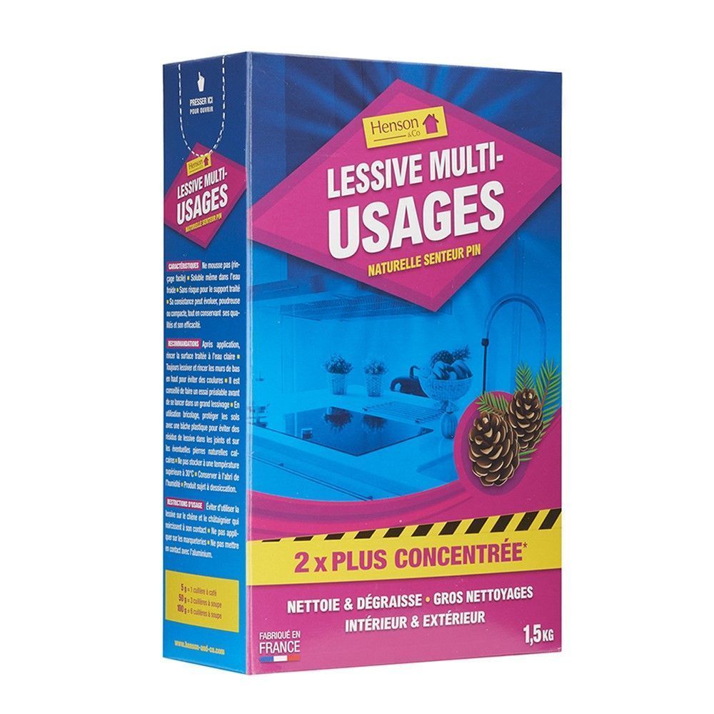 Lessive Senteur Pin HENSON 1.5kgs