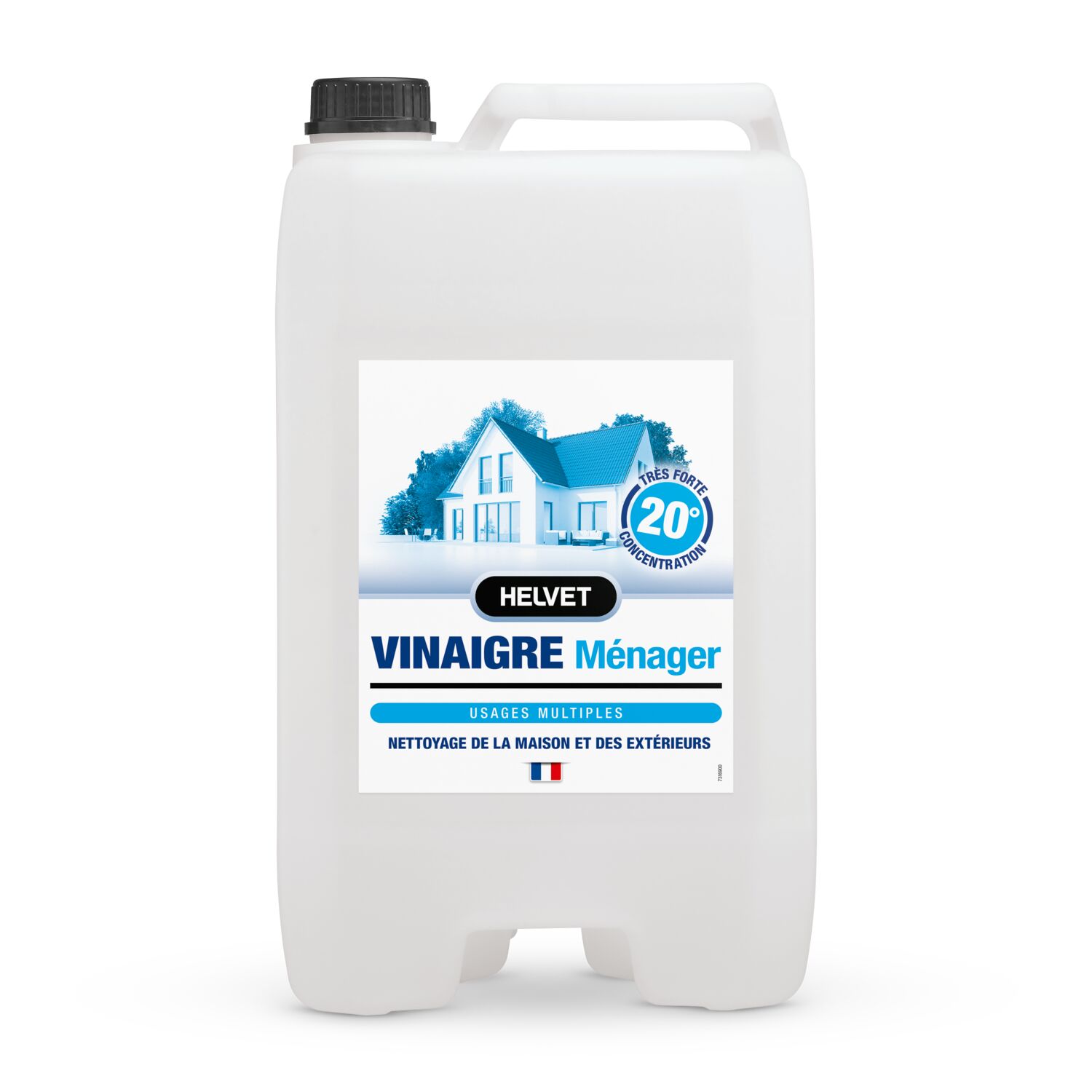 Vinaigre ménager liquide 20° parf. menthe - 10 l