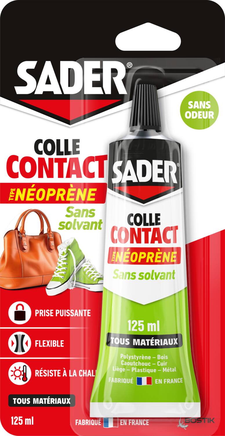 Colle néoprène sans solvant 125ml - SADER