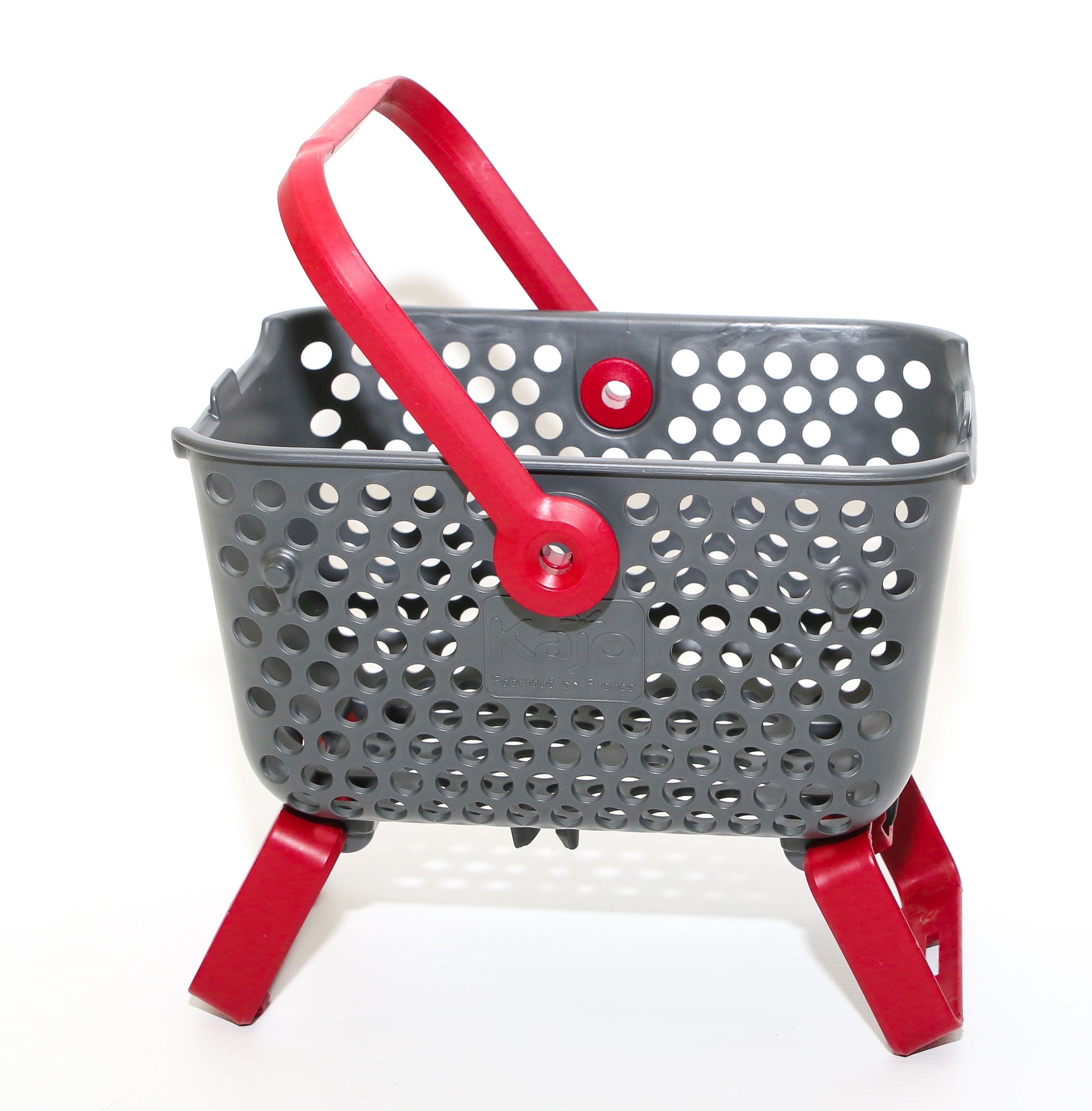 Panier Kajo 4L Gris / Cerise