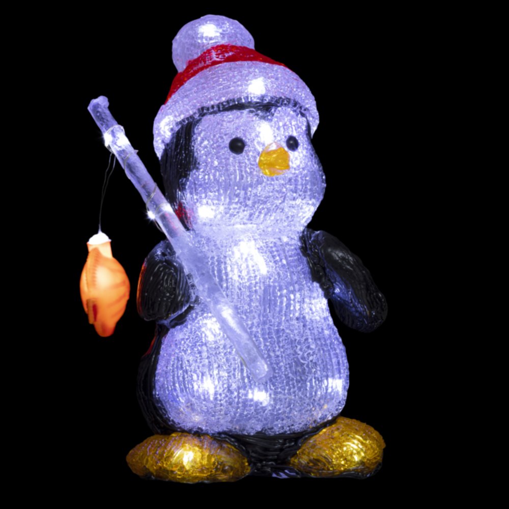 Pingouin peche extérieur 25cm