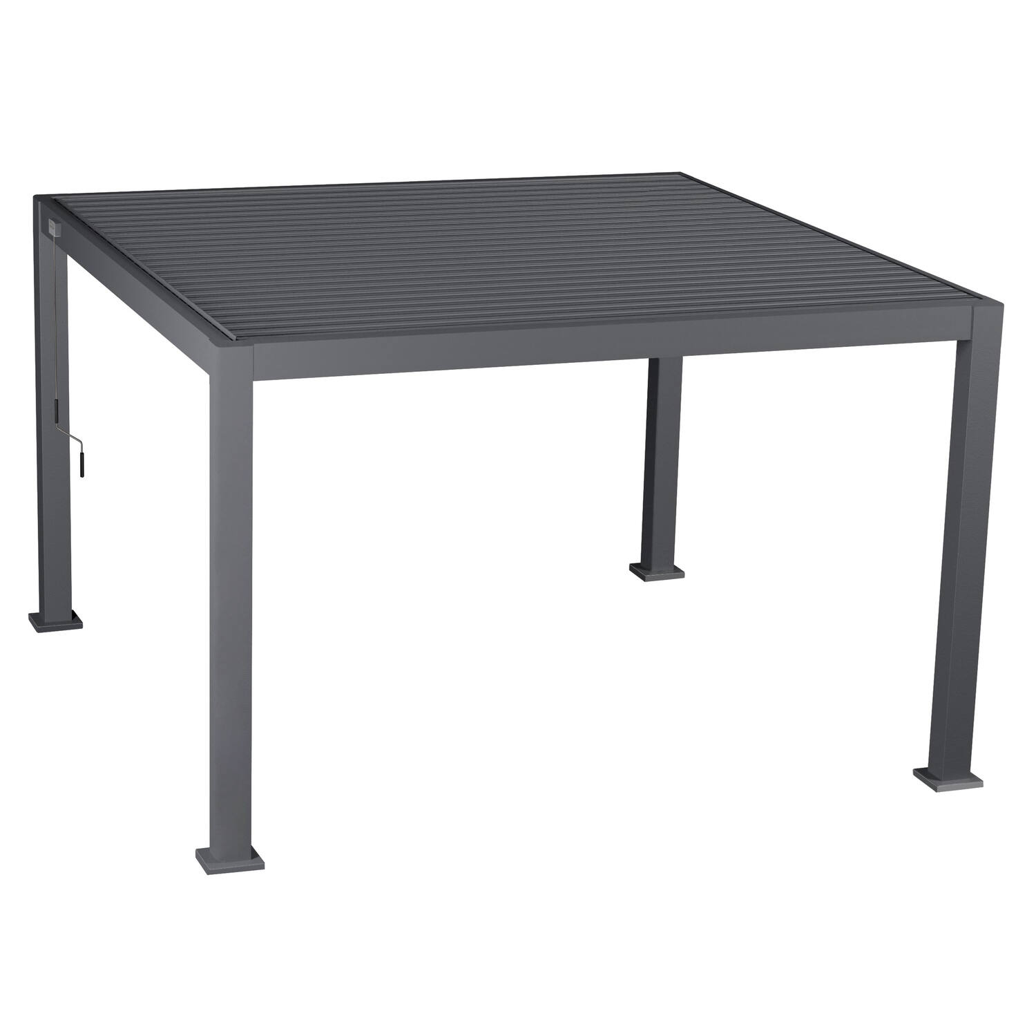 Pergola autoportante Evora Graphite Alu 3,6x3,6m