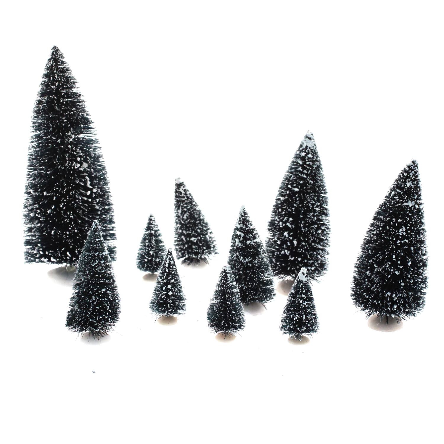 Sapins verts x 10 pcs