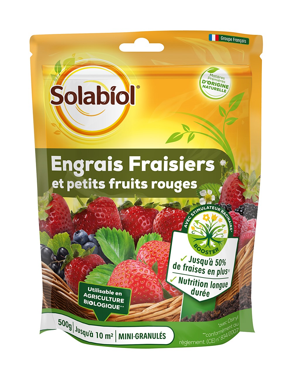 Engrais fraisiers et petits fruits 500 g