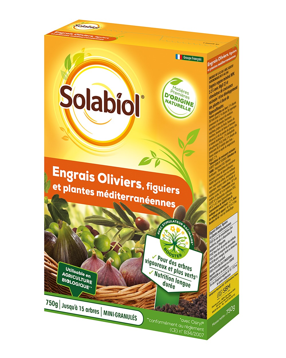 Engrais oliviers et figuiers 750g