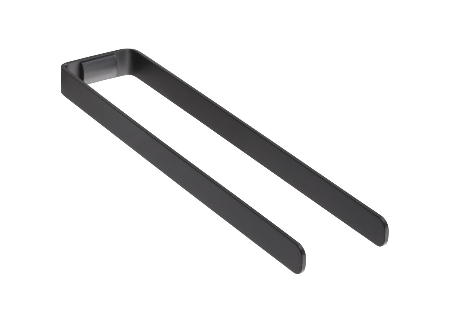 Porte-serviette 2 barres Alur aluminium noir mat